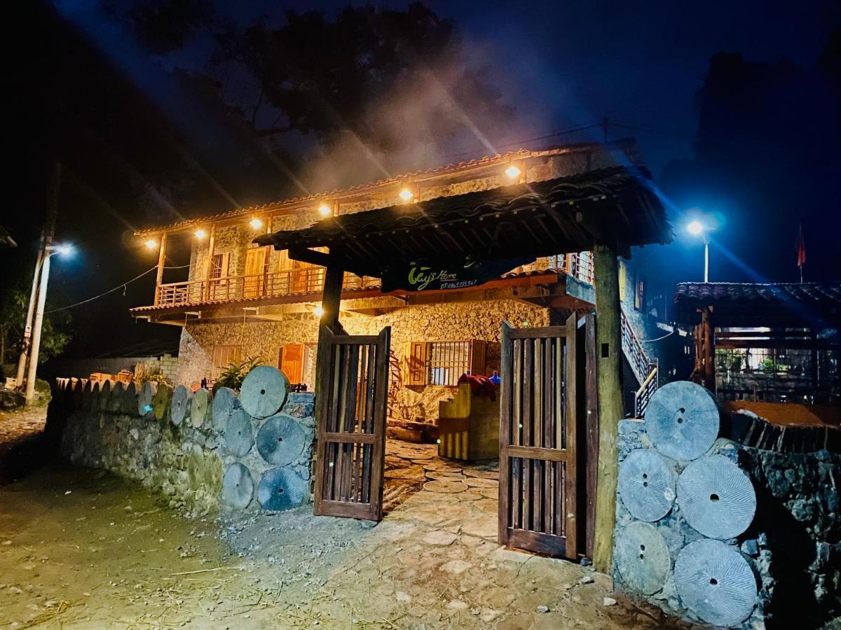 Tày Homestay Làng Đá Cổ Khuổi Ky- Bản Giốc Cao Bang Exterior foto