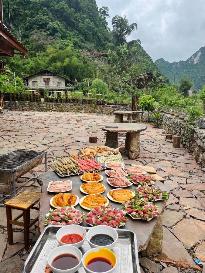 Tày Homestay Làng Đá Cổ Khuổi Ky- Bản Giốc Cao Bang Exterior foto