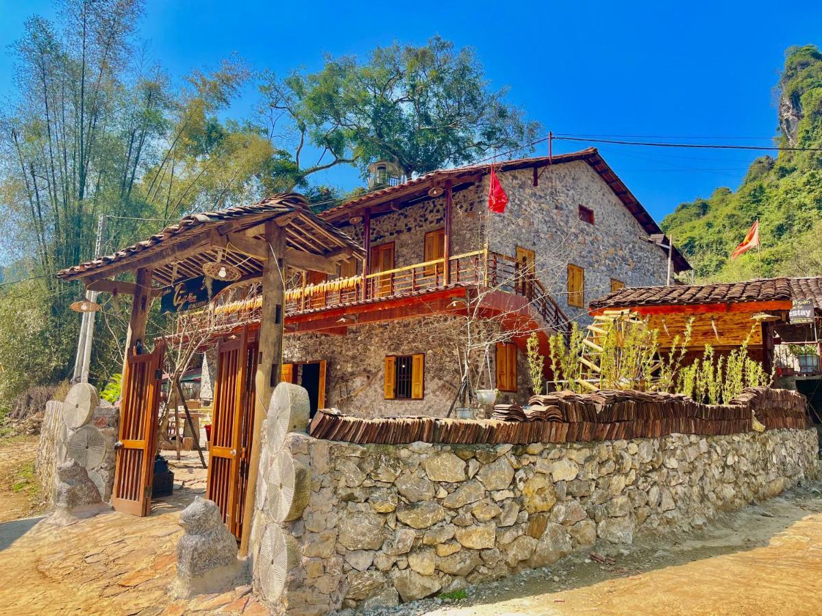 Tày Homestay Làng Đá Cổ Khuổi Ky- Bản Giốc Cao Bang Exterior foto