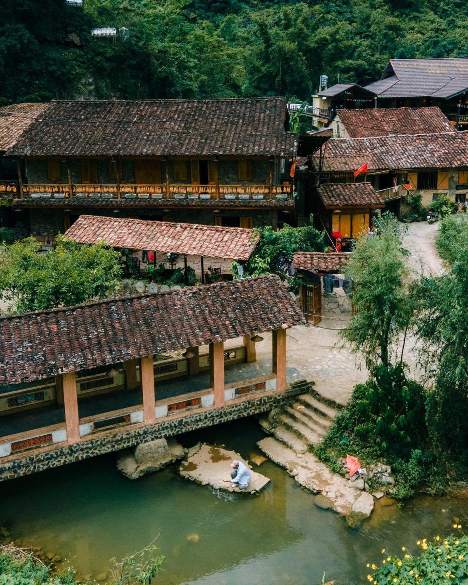 Tày Homestay Làng Đá Cổ Khuổi Ky- Bản Giốc Cao Bang Exterior foto
